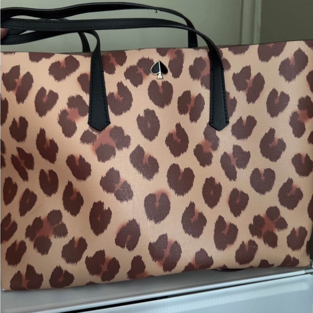 Kate Spade Brown and Black Animal Print Tote